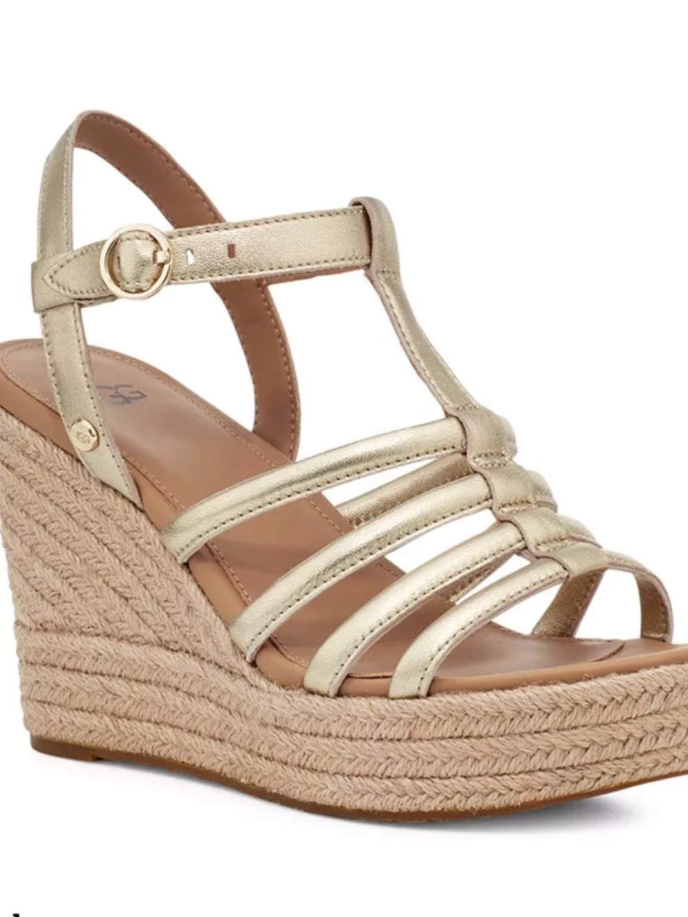 UGG Women's Cressida Espadrille Wedge Sandals US SIZE 10